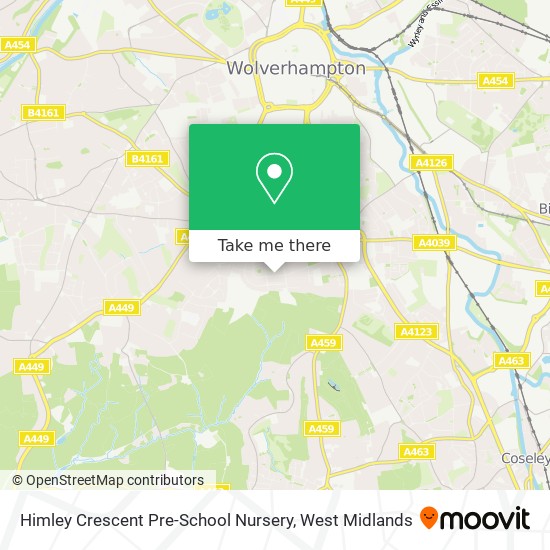 Himley Crescent Pre-School Nursery map