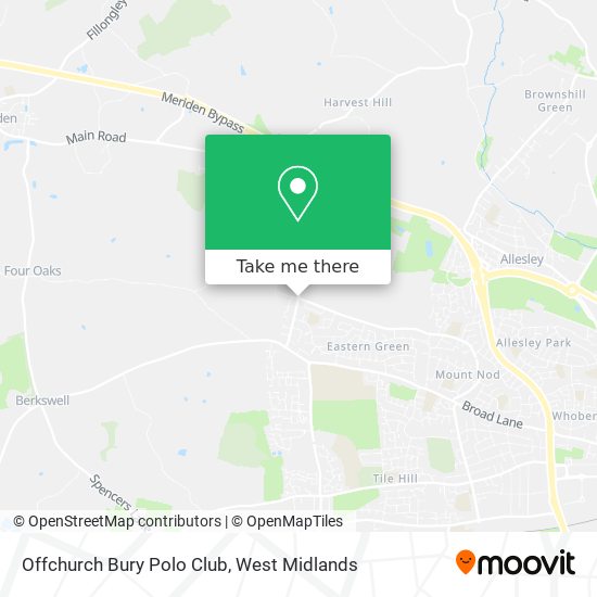 Offchurch Bury Polo Club map