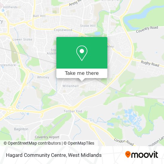 Hagard Community Centre map