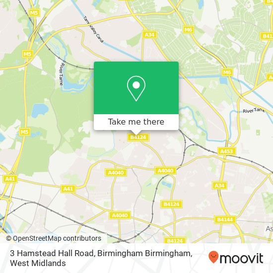 3 Hamstead Hall Road, Birmingham Birmingham map