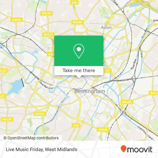 Live Music Friday map