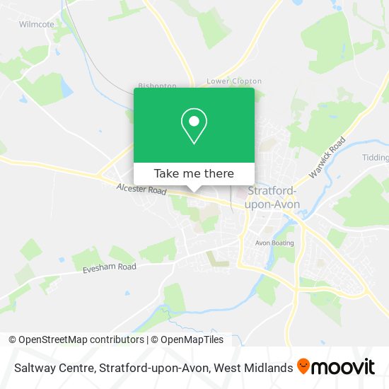 Saltway Centre, Stratford-upon-Avon map