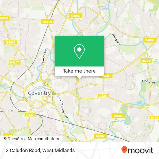 2 Caludon Road, Coventry Coventry map
