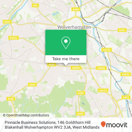 Pinnacle Business Solutions, 146 Goldthorn Hill Blakenhall Wolverhampton WV2 3JA map