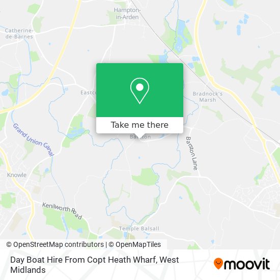 Day Boat Hire From Copt Heath Wharf map
