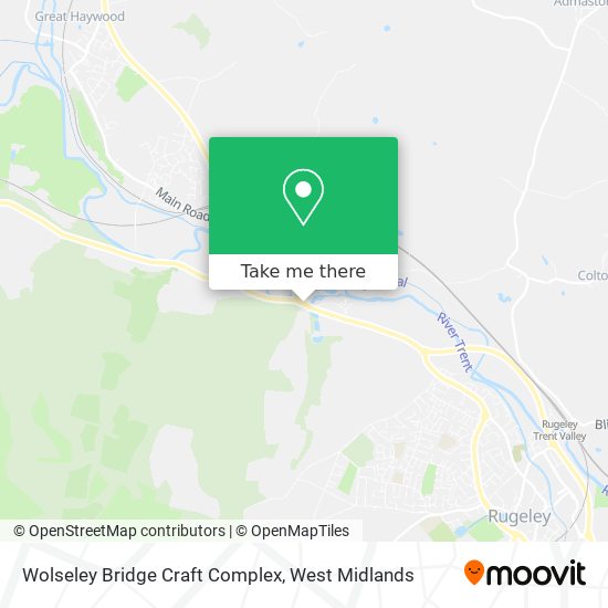 Wolseley Bridge Craft Complex map