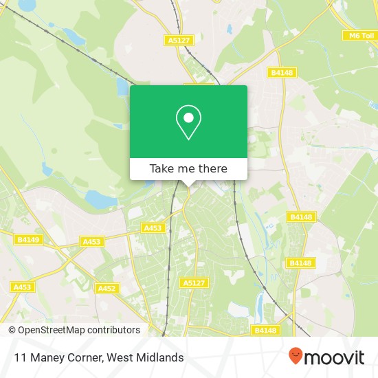 11 Maney Corner, Sutton Coldfield Sutton Coldfield map