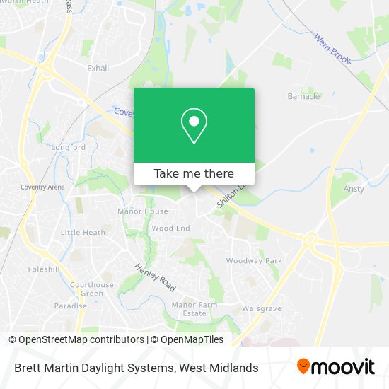 Brett Martin Daylight Systems map