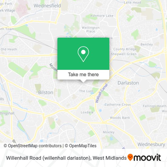 How to get to Willenhall Road (willenhall darlaston) in Bilston East by