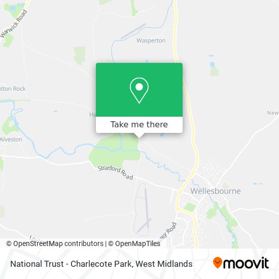 National Trust - Charlecote Park map