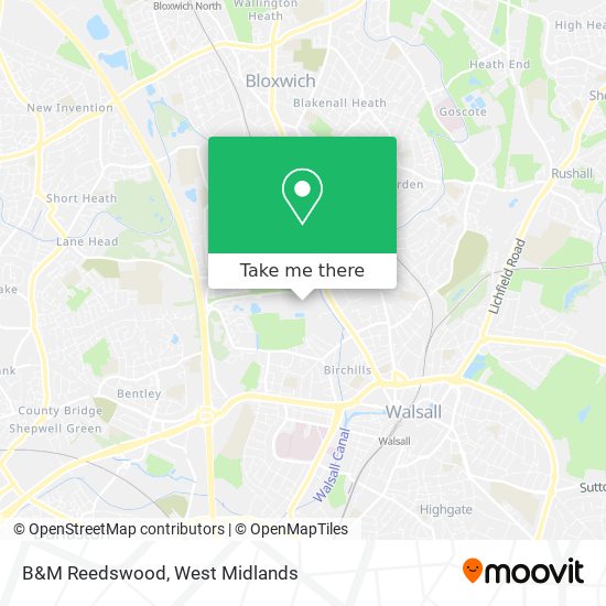 B&M Reedswood map