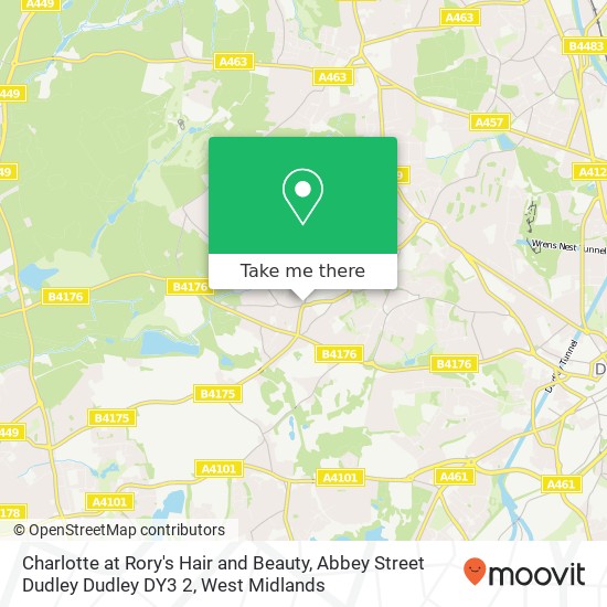 Charlotte at Rory's Hair and Beauty, Abbey Street Dudley Dudley DY3 2 map