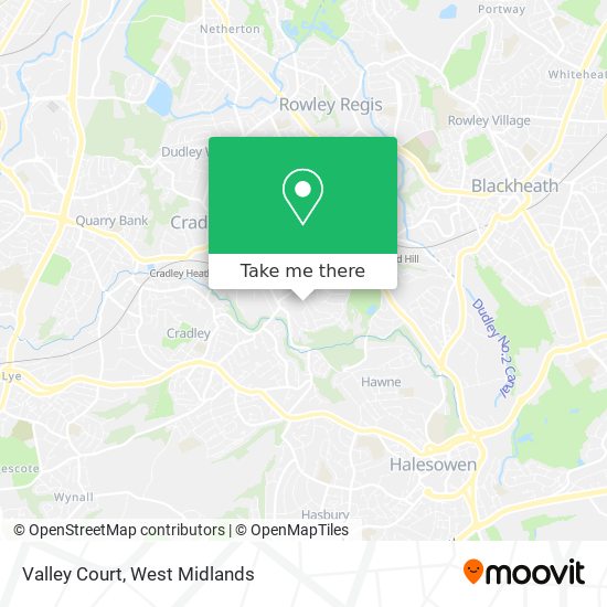 Valley Court map