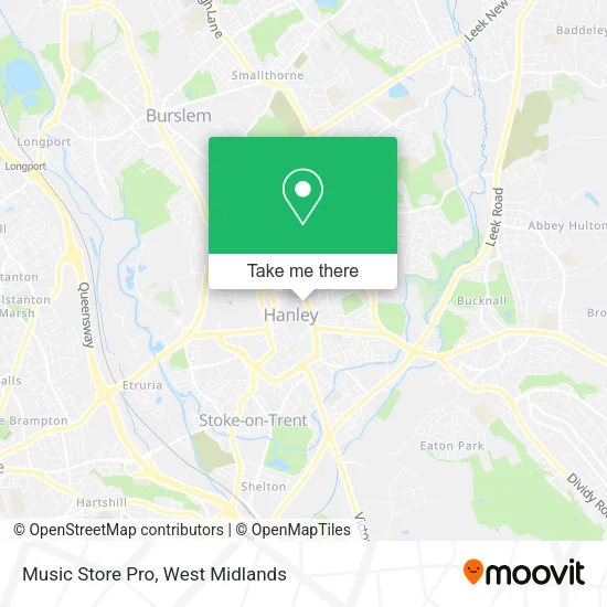 Music Store Pro map