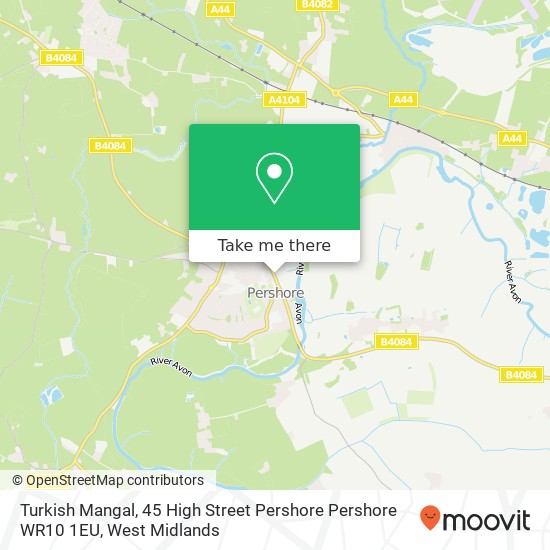 Turkish Mangal, 45 High Street Pershore Pershore WR10 1EU map