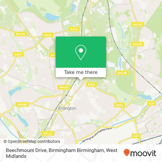 Beechmount Drive, Birmingham Birmingham map