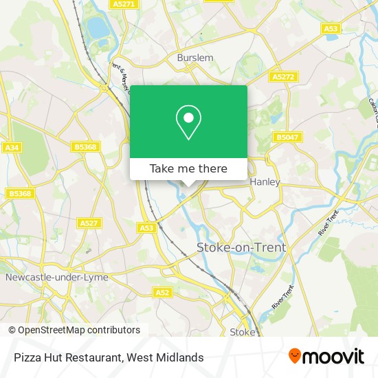 Pizza Hut Restaurant map
