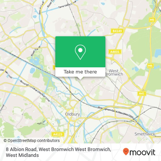 8 Albion Road, West Bromwich West Bromwich map