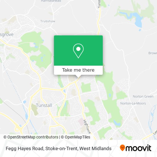 Fegg Hayes Road, Stoke-on-Trent map
