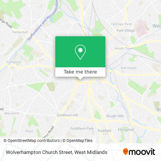 Wolverhampton Church Street map