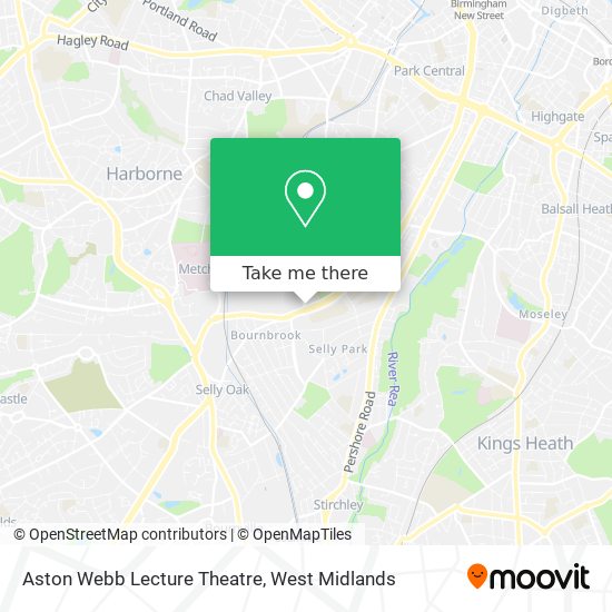 Aston Webb Lecture Theatre map