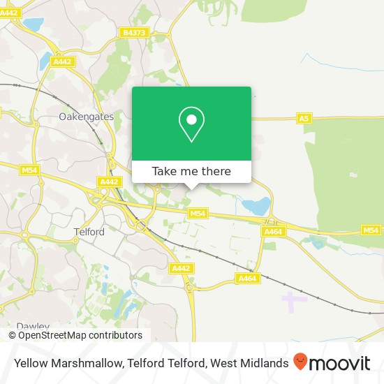 Yellow Marshmallow, Telford Telford map