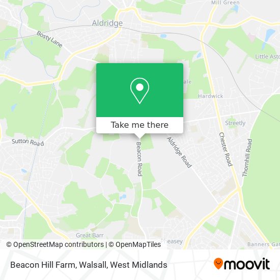 Beacon Hill Farm, Walsall map