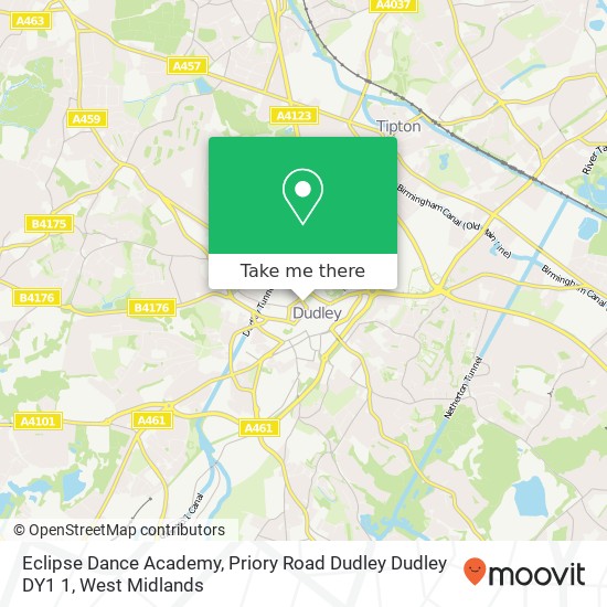 Eclipse Dance Academy, Priory Road Dudley Dudley DY1 1 map