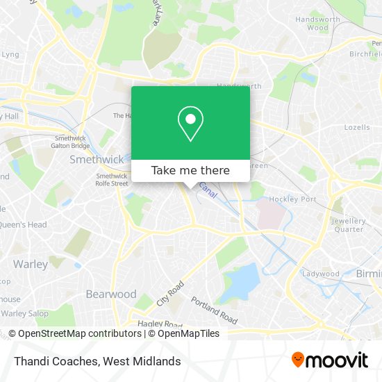 Thandi Coaches map