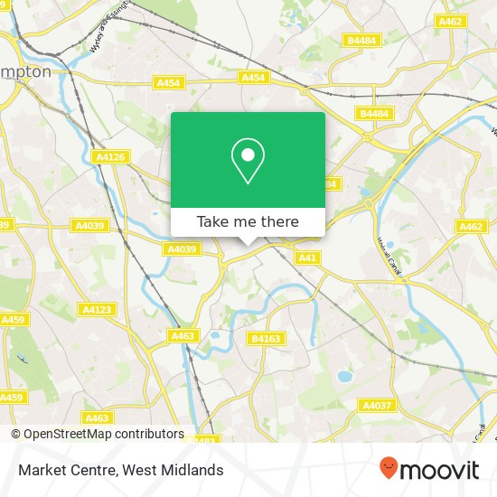 Market Centre map