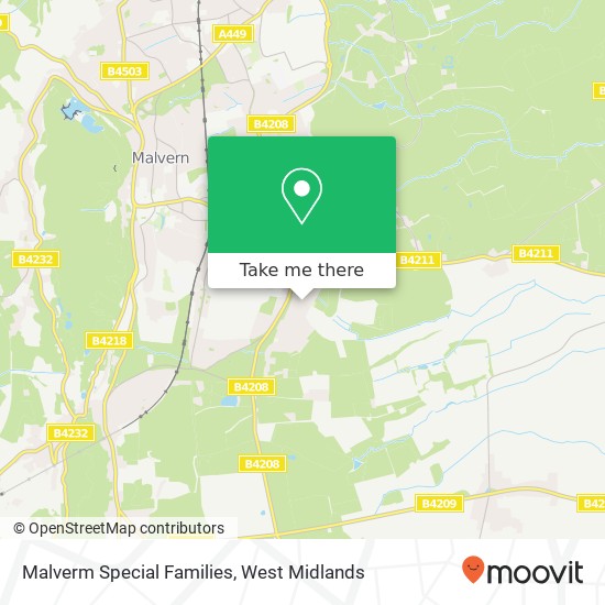 Malverm Special Families map