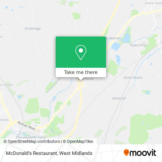 McDonald's Restaurant map