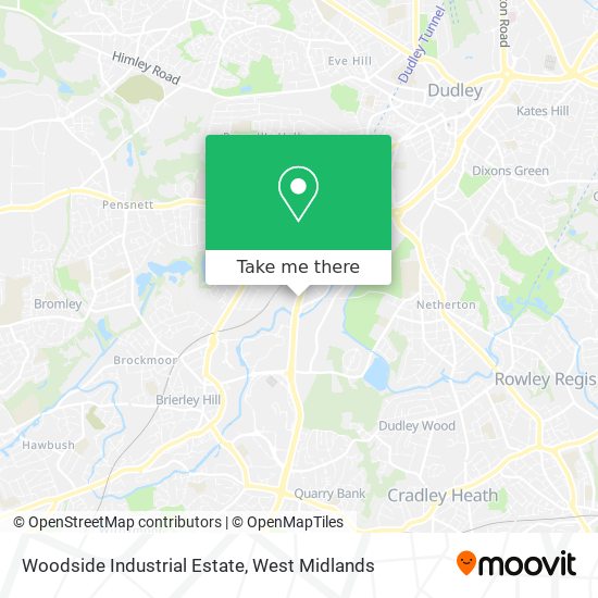 Woodside Industrial Estate map