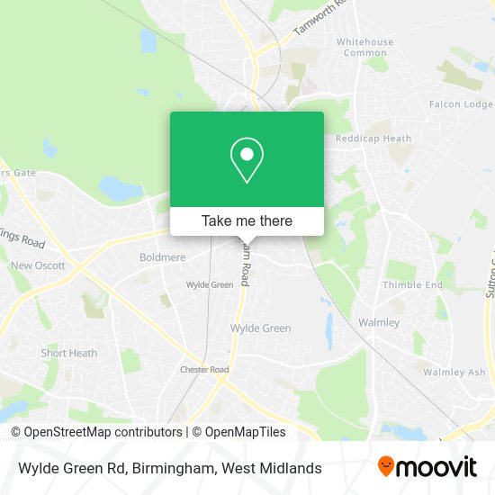 How to get to Wylde Green Rd, Birmingham in Sutton Wylde Green by bus