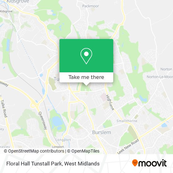 Floral Hall Tunstall Park map