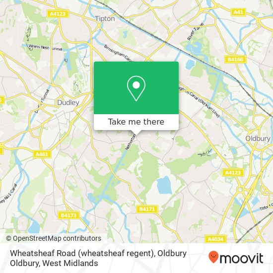 Wheatsheaf Road (wheatsheaf regent), Oldbury Oldbury map