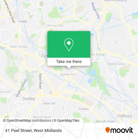 41 Peel Street map