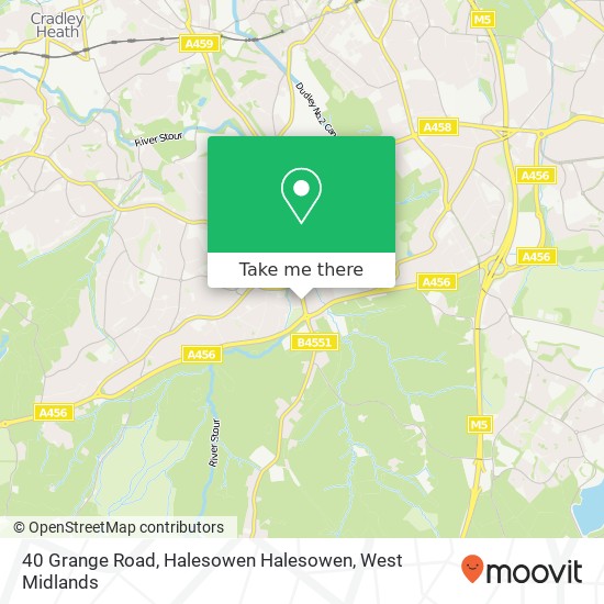 40 Grange Road, Halesowen Halesowen map