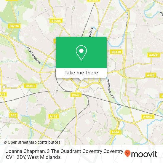 Joanna Chapman, 3 The Quadrant Coventry Coventry CV1 2DY map