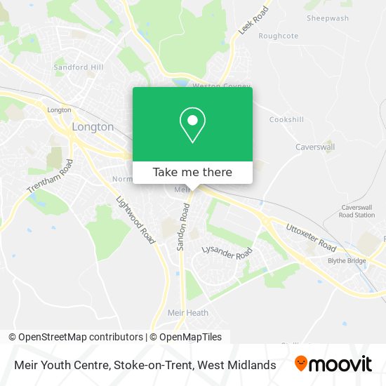 Meir Youth Centre, Stoke-on-Trent map