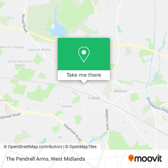 The Pendrell Arms map