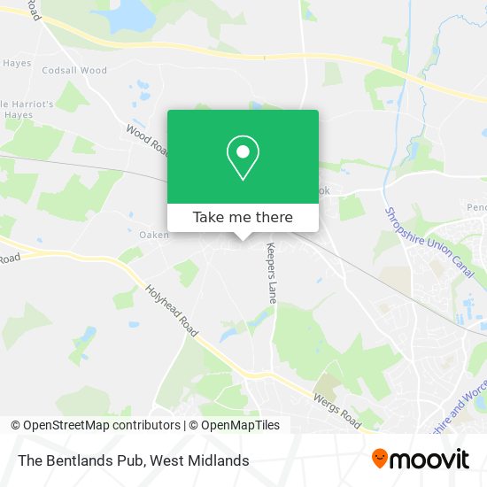 The Bentlands Pub map