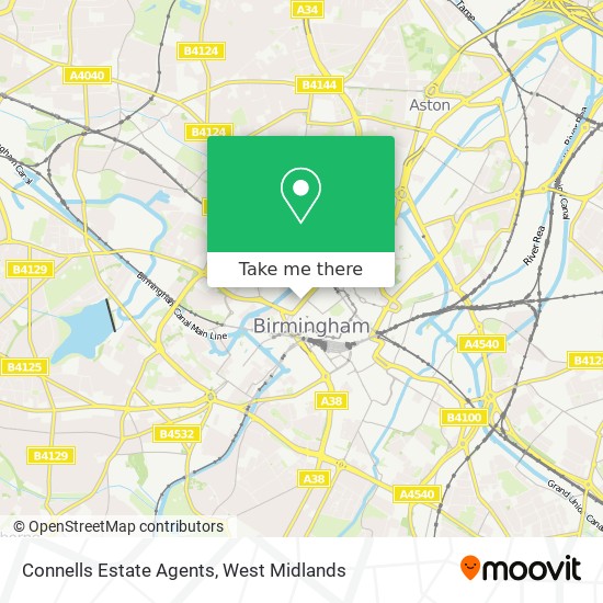 Connells Estate Agents map