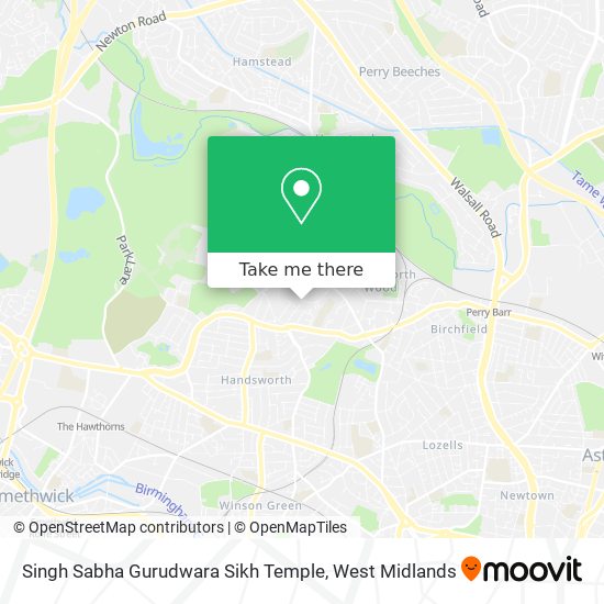 Singh Sabha Gurudwara Sikh Temple map