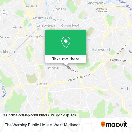 The Wernley Public House map