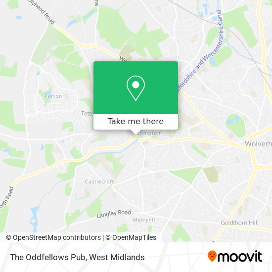 The Oddfellows Pub map