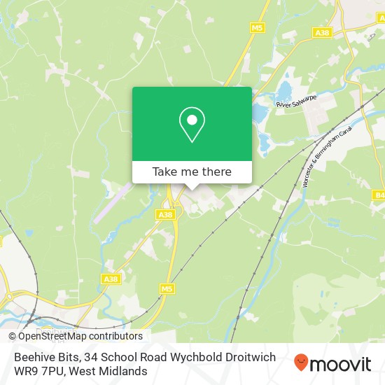 Beehive Bits, 34 School Road Wychbold Droitwich WR9 7PU map