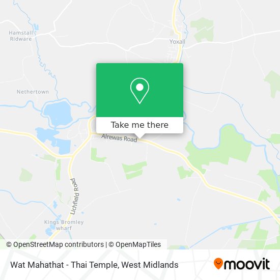 Wat Mahathat - Thai Temple map