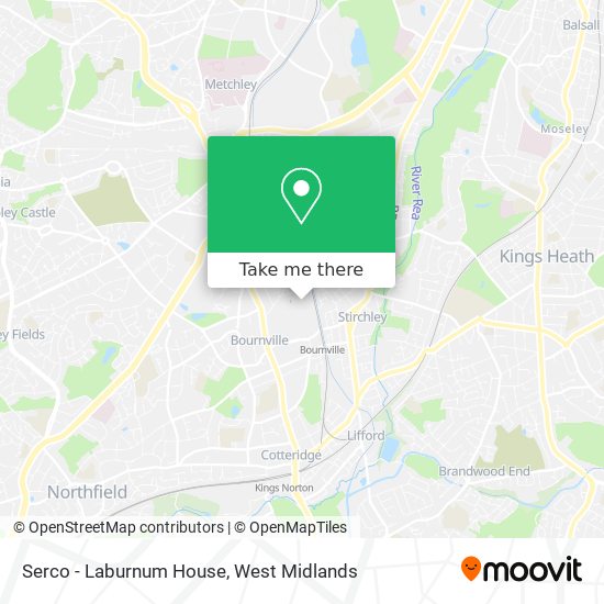Serco - Laburnum House map