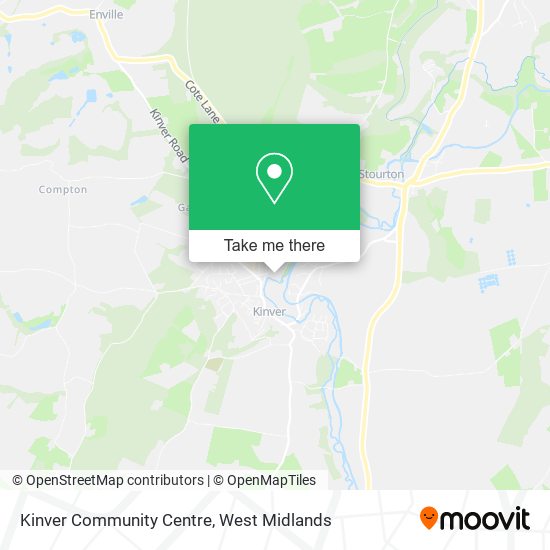 Kinver Community Centre map